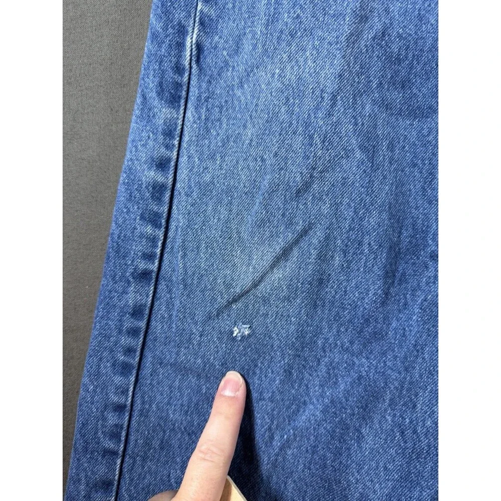 Vintage 80s Lee Riders Jeans Mens 38x34 (Fits 36w) Straight Denim USA MADE UNION